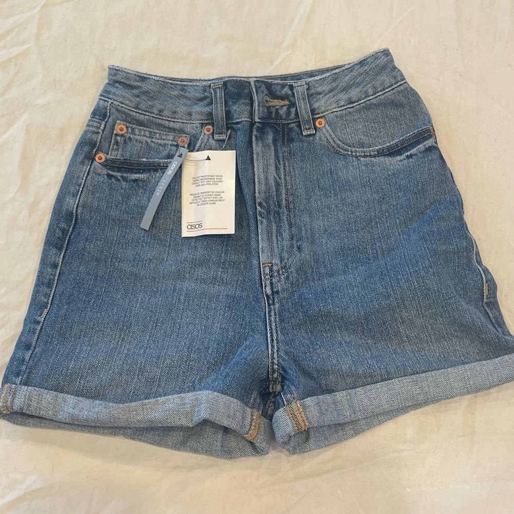Women’s “asos” denim shorts - brand new , size: UK 4